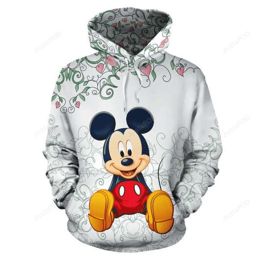 Mickey 3d All Over Print Hoodie, Zip-up Hoodie Moonbestprint