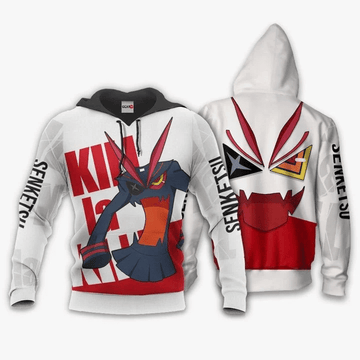 Kill La Kill Senketsu Anime Manga For Men And Women 3d Hoodie Zip Hoodie Moonbestprint