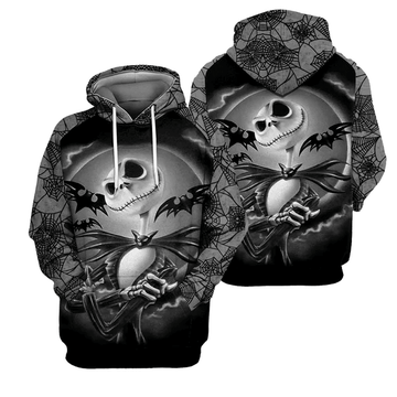 Jack Skellington The Nightmare Before Christmas 77 Fan Gift Stylist Unisex Cartoon Graphic Outfits Aop Hoodie, Zip Hoodie 968 Moonbestprint