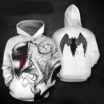 Venom Deadpool Marvel Comics 2k623 Lover Gift ,venom Deadpool Marvel All Over Print 3d Hoodie 1801 Moonbestprint