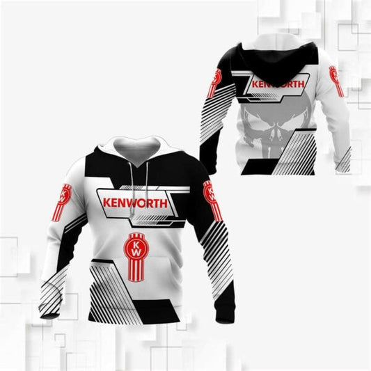 Skull Kenworth Trucks Racing Team 7k873 Fan Gift 3d Zip Hoodie Hoodie Ii0 2891 Moonbestprint