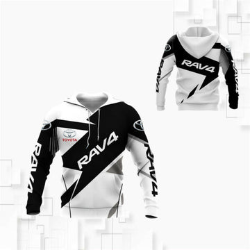 Toyota Rav4 Shirt Fan Gift 812, Stylist Unisex 3d Hoodie Zip Hoodie 2031 Moonbestprint