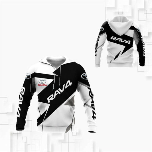 Toyota Rav4 Shirt Fan Gift 812, Stylist Unisex 3d Hoodie Zip Hoodie 2031 Moonbestprint