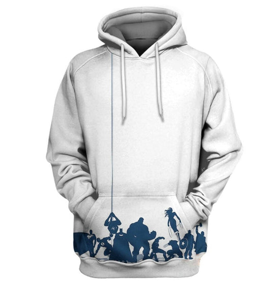 Marvel Crossover Heroes 3d Hoodie Zip Hoodie Moonbestprint