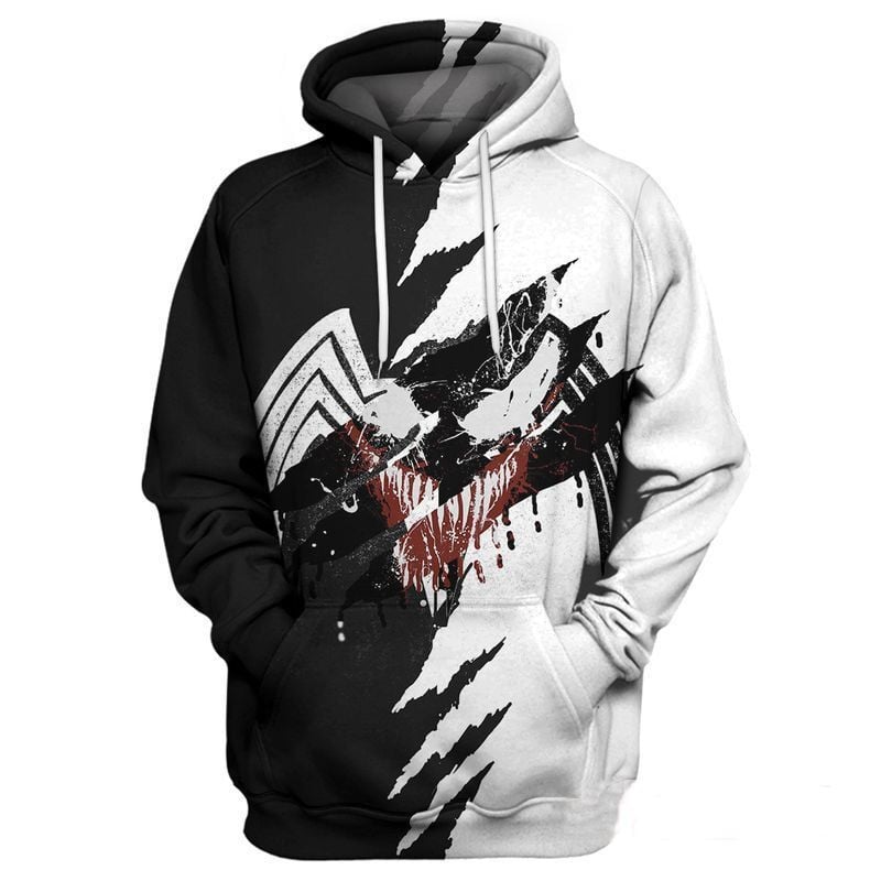 Venom Spider Man Marvel Over Print 3d Hoodie Zip Hoodie Moonbestprint