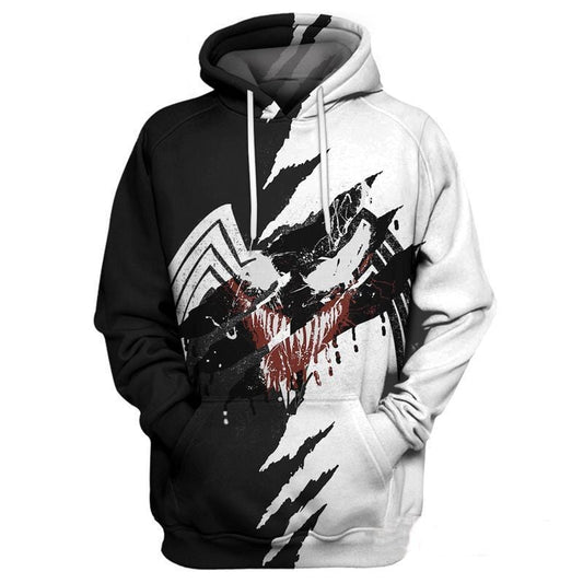 Venom Spider Man Marvel Over Print 3d Hoodie Zip Hoodie Moonbestprint
