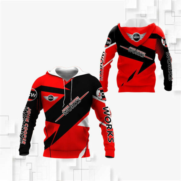 Mini John Cooper Works Shirt Fan Gift 687, Stylist Unisex 3d Hoodie Zip Hoodie 1931 Moonbestprint