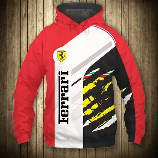 Ferrari Luxury Sport Car 5k476 Fan Gift Stylist Unisex Cartoon 3d Hoodie Zip Hoodie 148 Moonbestprint