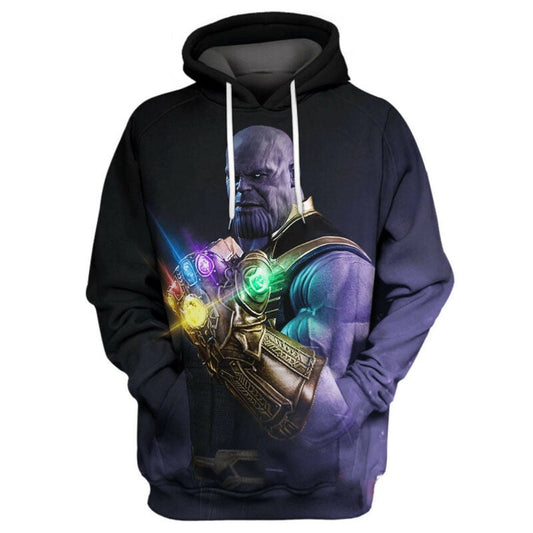 Marvel Thanot Strong 3d Hoodie Zip Hoodie Moonbestprint