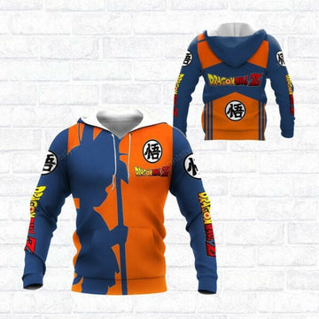 Son Goku Dragon Ball Shirt Fan Gift 749, Stylist Unisex 3d Hoodie Zip Hoodie 2544 Moonbestprint