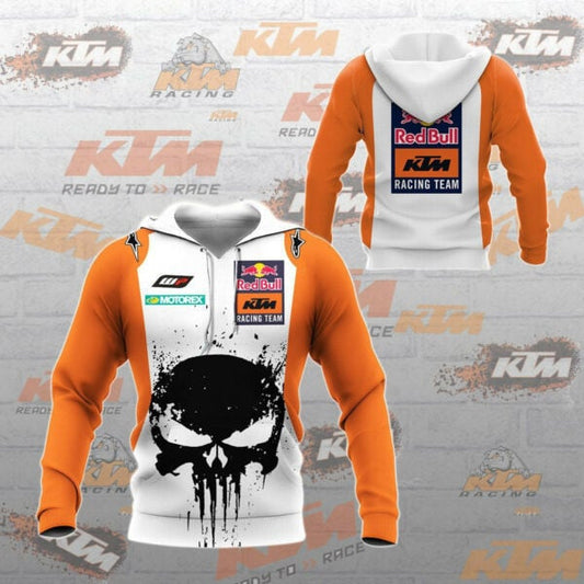 Punisher Red Bull Ktm Factory Racing Team F1 8k131 Fan Gift 3d Zip Hoodie Hoodie Ii0 2526 Moonbestprint