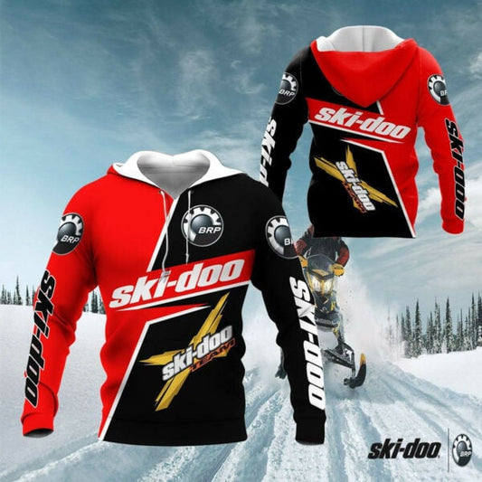 Ski-doo Shirt Fan Gift 454, Stylist Unisex 3d Hoodie Zip Hoodie 2535 Moonbestprint