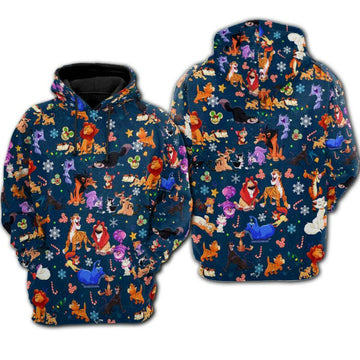 Disney All Cat Characters 3d Hoodie Zip Hoodie Moonbestprint