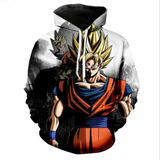 Goku Cartoon Dragon Ball Anime Manga 20 Over Print 3d Hoodie Zip Hoodie Moonbestprint