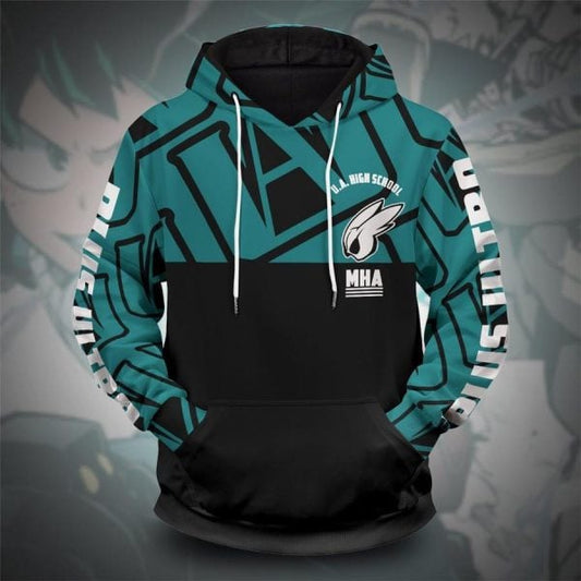 My Hero Academia Mha Midoriya Anime 2k617 Lover Gift ,my Hero Academia All Over Print 3d Hoodie 2763 Moonbestprint