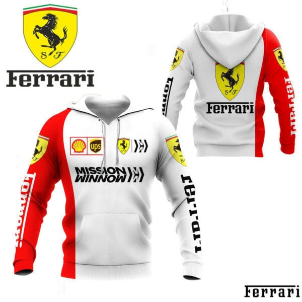 Scuderia Ferrari Luxyry Racing Car 7k977 Fan Gift 3d Zip Hoodie Hoodie Ii0 1960 Moonbestprint