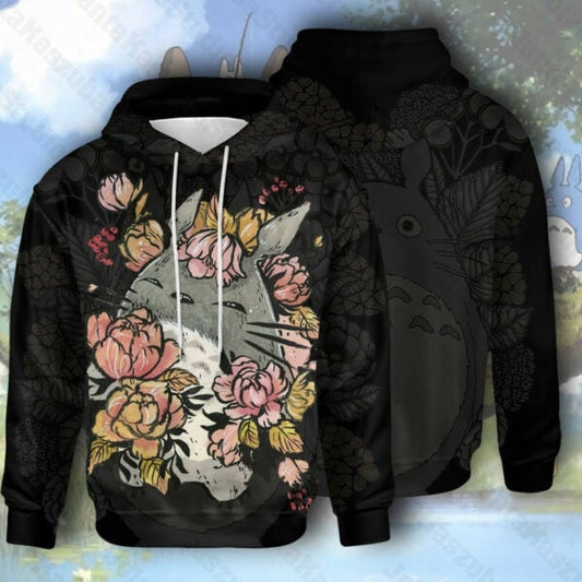 Totoro Hoodie, Totoro Gift Adult, Totoro Gift For Fan, Aop Hoodie 2598 Moonbestprint