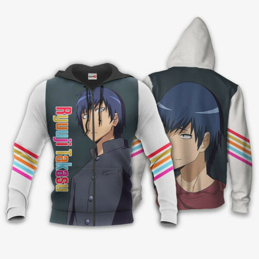 Toradora Ryuuji Takasu Anime 3k378 Fan Gift Stylist Unisex Cartoon 3d Hoodie Zip Hoodie 2014 Moonbestprint