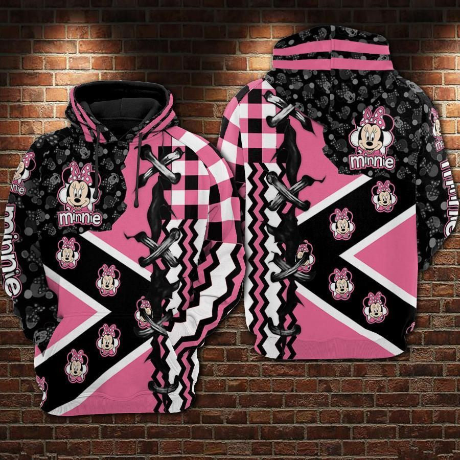 Minnie Mouse Movies Disney Over Print 3d Hoodie Zip Hoodie 429 Moonbestprint