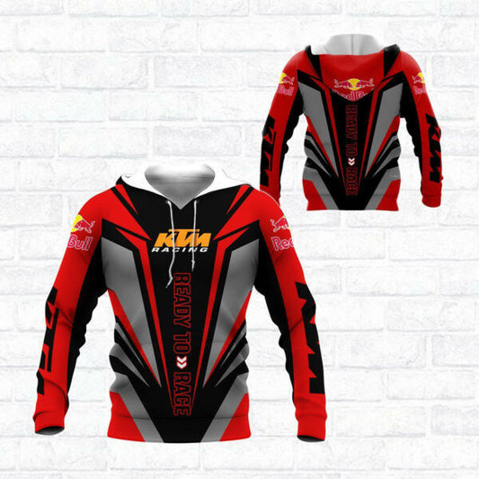 Ktm Racing Team Shirt Fan Gift 604, Stylist Unisex 3d Hoodie Zip Hoodie 1221 Moonbestprint