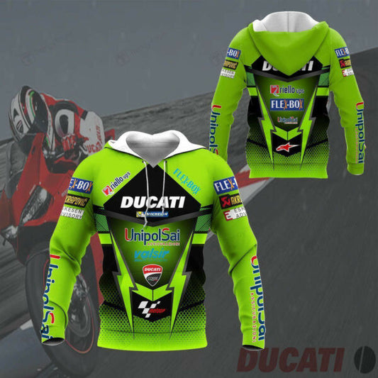 Ducati Racing Shirt Fan Gift 518, Stylist Unisex 3d Hoodie Zip Hoodie 1367 Moonbestprint
