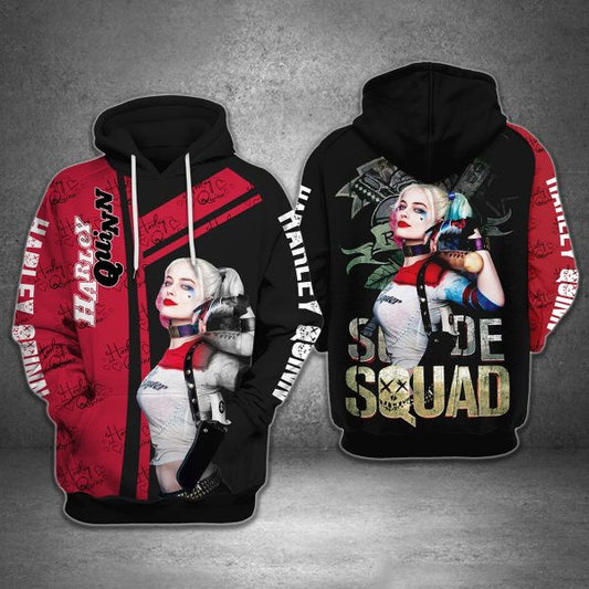 Harley Quinn Suicide Squad Movies 2k543 Lover Gift ,harley Quinn Suicide Squad All Over Print 3d Hoodie 1692 Moonbestprint