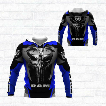 Punishes Dodge Ram Sports Car 8k486 Fan Gift 3d Zip Hoodie Hoodie Ii0 2668 Moonbestprint