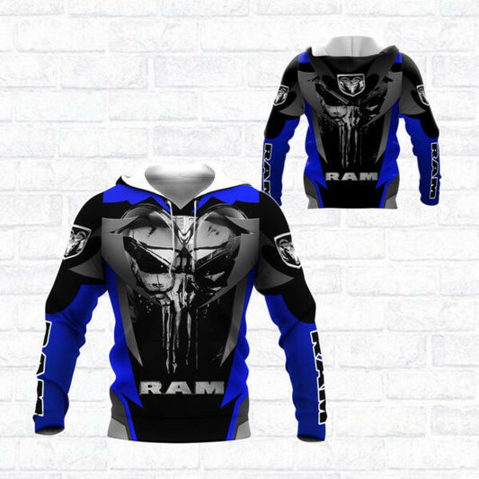 Punishes Dodge Ram Sports Car 8k486 Fan Gift 3d Zip Hoodie Hoodie Ii0 2668 Moonbestprint