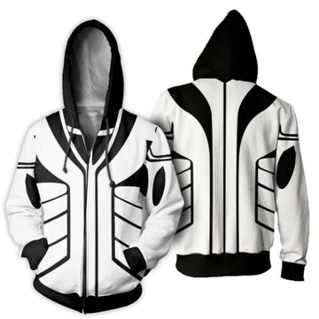 Fullbring Ichigo Shirt Costume Uniform Bleach Anime 2k894 Fan Gift Stylist Unisex Cartoon 3d Hoodie Zip Hoodie 1252 Moonbestprint