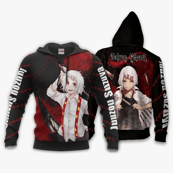 Tokyo Ghoul Juuzou Suzuya Anime Manga For Men And Women 3d Hoodie Zip Hoodie Moonbestprint