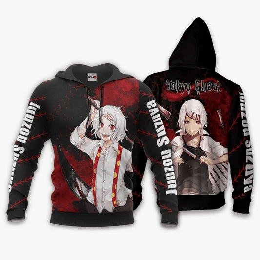 Tokyo Ghoul Juuzou Suzuya Anime Manga For Men And Women 3d Hoodie Zip Hoodie Moonbestprint