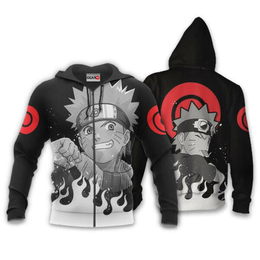 Uzumaki Naruto Anime 1k409 Fan Gift Stylist Unisex Cartoon Graphic Outfits Aop 3d Hoodie, Zip Hoodie 2768 Moonbestprint
