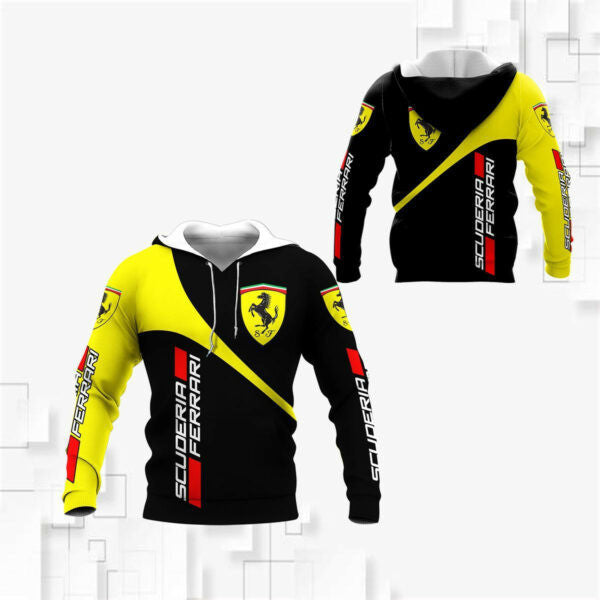 Scuderia Ferrari Luxyry Racing Car F1 8k153 Fan Gift 3d Zip Hoodie Hoodie Ii0 1966 Moonbestprint