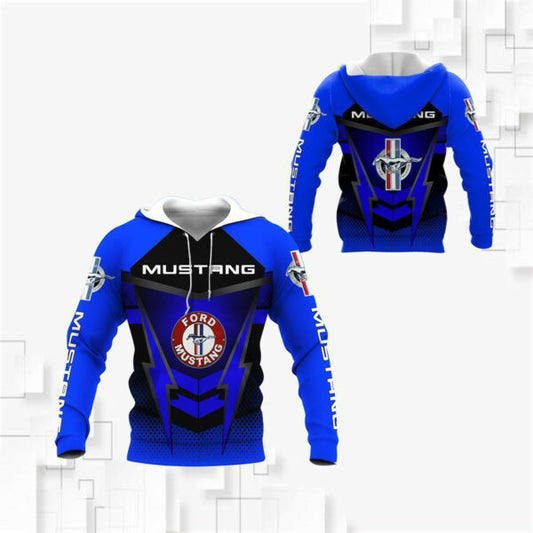 Ford Mustang Shirt Fan Gift 933, Stylist Unisex 3d Hoodie Zip Hoodie 310 Moonbestprint
