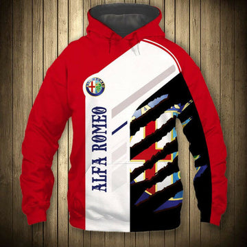 Alfa Romeo Luxury Sport Car 5k446 Fan Gift Stylist Unisex Cartoon 3d Hoodie Zip Hoodie 1102 Moonbestprint