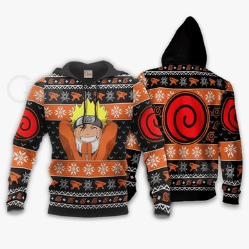 Happy Naruto Ugly Christmas Naruto Anime Manga For Men And Women 3d Hoodie Zip Hoodie Moonbestprint