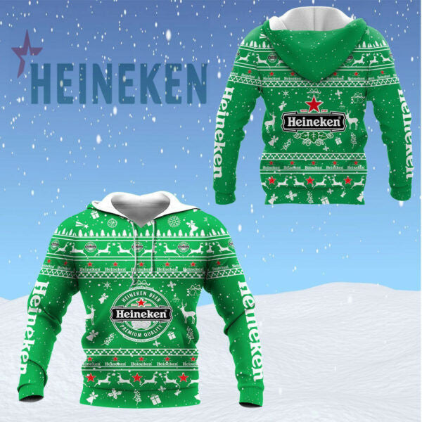Heineken Shirt Fan Gift 179, Stylist Unisex 3d Hoodie Zip Hoodie 1318 Moonbestprint