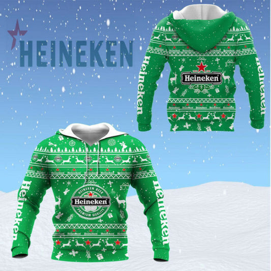 Heineken Shirt Fan Gift 179, Stylist Unisex 3d Hoodie Zip Hoodie 1318 Moonbestprint