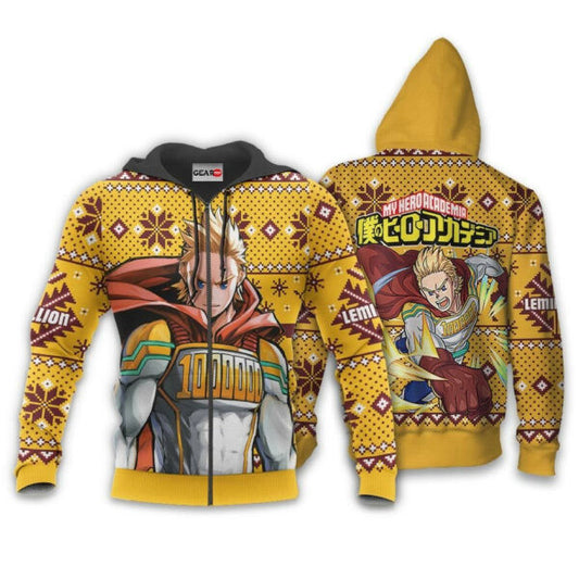Mirio Togata Ugly Christmas Sweater Anime My Hero Academia Manga 2k41 Fan Gift Stylist Unisex Cartoon Graphic Outfits Aop 3d Hoodie Zip Hoodie 2726 Moonbestprint
