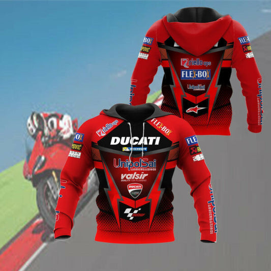 Ducati Shirt Fan Gift 167, Stylist Unisex 3d Hoodie Zip Hoodie 908 Moonbestprint