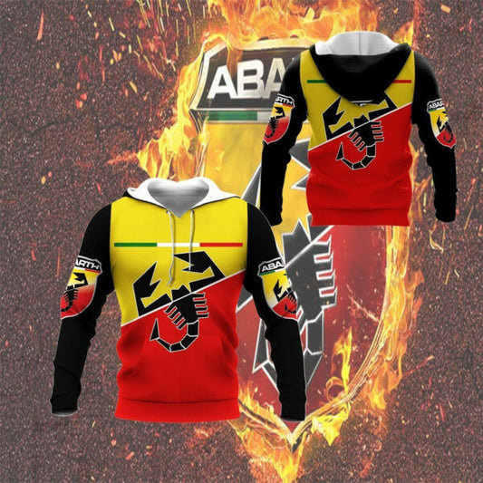 Abarth Shirt Fan Gift 8, Stylist Unisex 3d Hoodie Zip Hoodie 1538 Moonbestprint