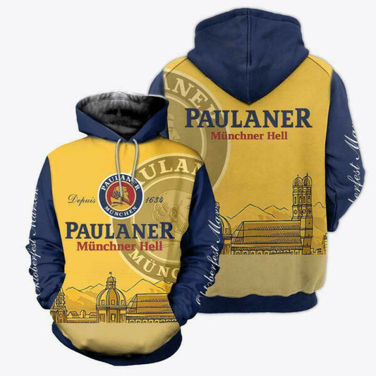 Paulaner Beer 3d All Over Print Hoodie 376 2015 Moonbestprint