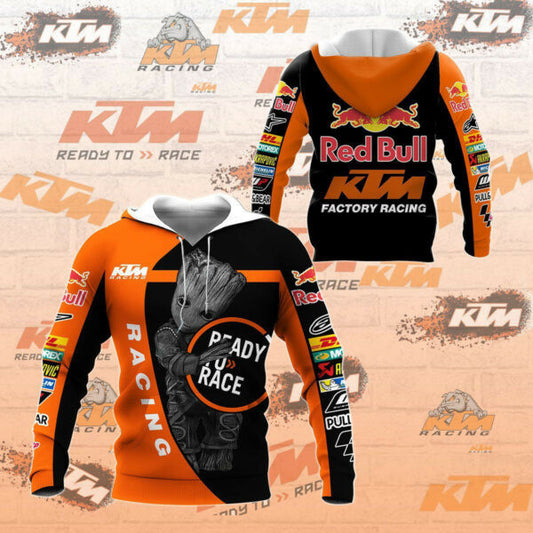 Ktm Ag Shirt Fan Gift 188, Stylist Unisex 3d Hoodie Zip Hoodie 410 Moonbestprint