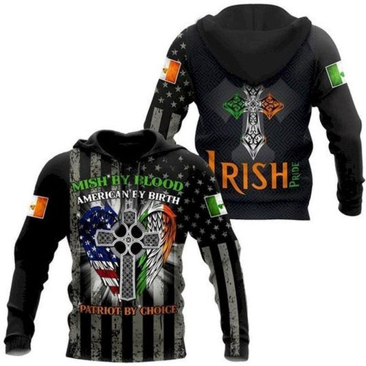 Irish St Patrick Day Mish By Blood All Over Printing 3d Hoodie Moonbestprint