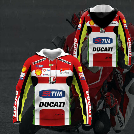 Ducati Racing Shirt Fan Gift 634, Stylist Unisex 3d Hoodie Zip Hoodie 475 Moonbestprint