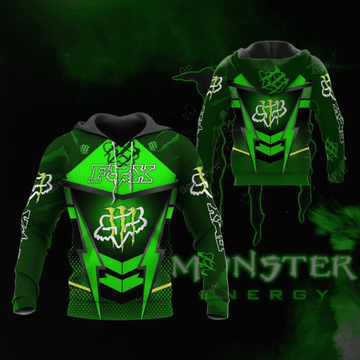 Fox Racing Monster Energy Racing Team Car Fan Gift 3d Zip Hoodie Hoodie Ii0 1668 Moonbestprint