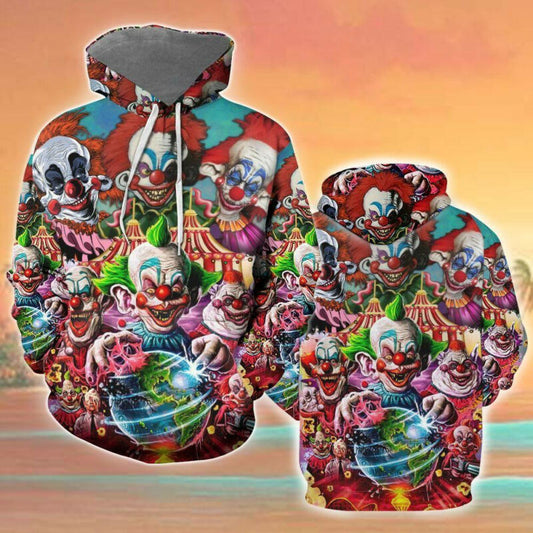 Killer Klowns From Outer Space 3d Hoodie Moonbestprint