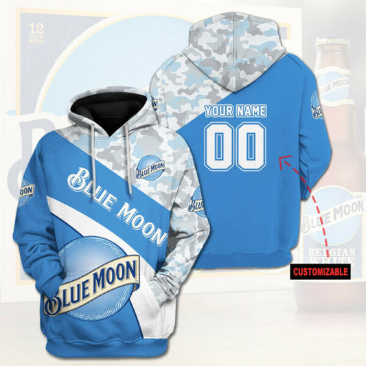 Blue Moon Beer Personalized 3d Hoodie 1092 Moonbestprint