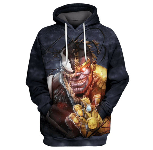 Marvel Venom Thanos 3d Hoodie Zip Hoodie Moonbestprint