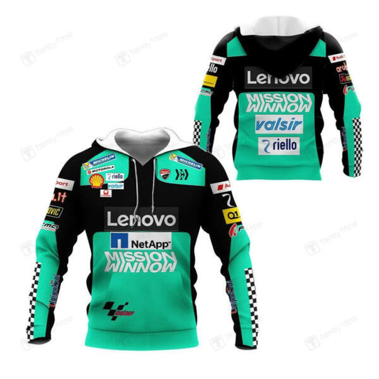 Ducati Racing Shirt Fan Gift 526, Stylist Unisex 3d Hoodie Zip Hoodie 372 Moonbestprint